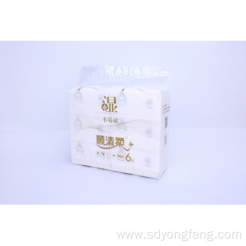 Soft Pack Facial Tissue Paper with Grace
